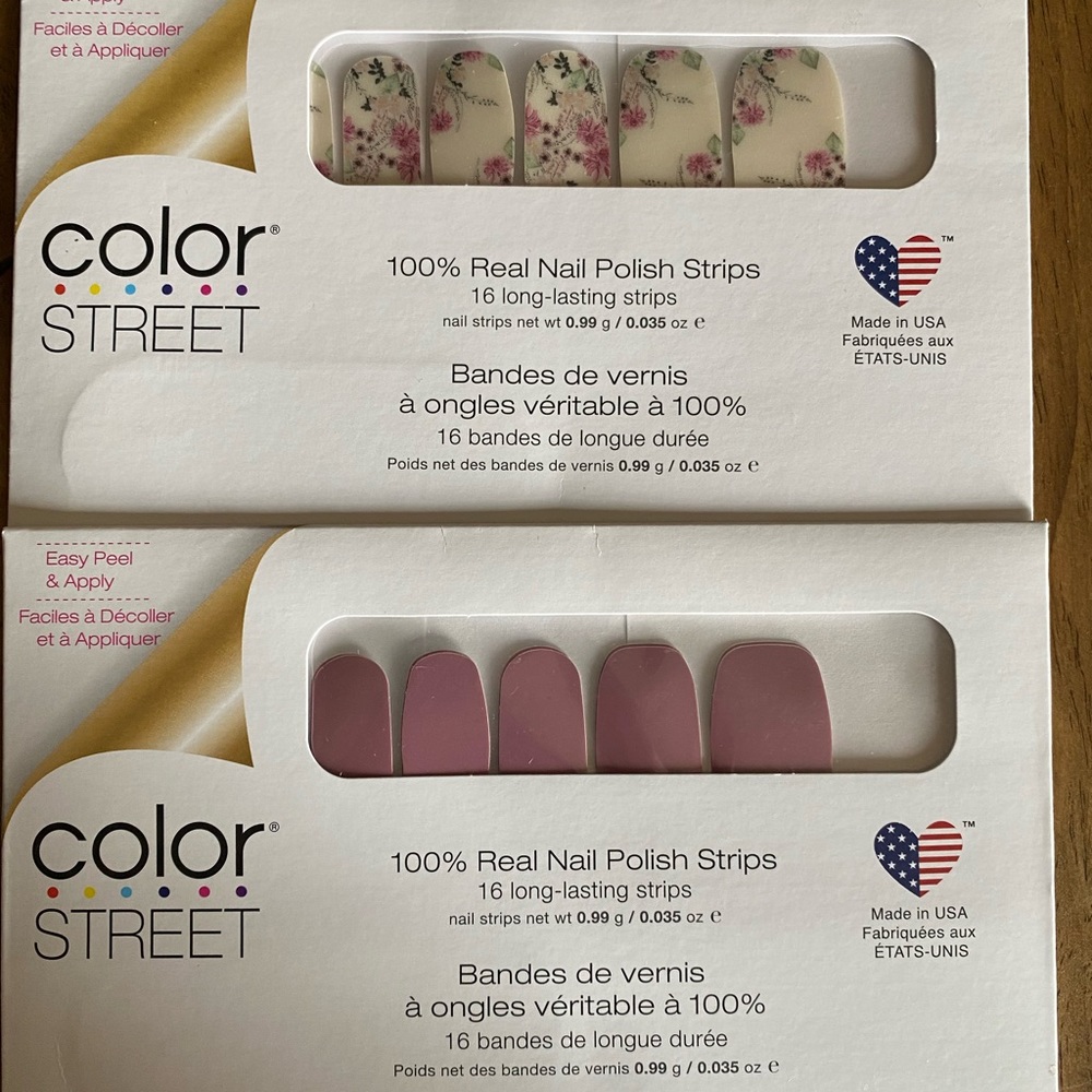 Flora Good Time & Manchester Mauve Color Street Sets